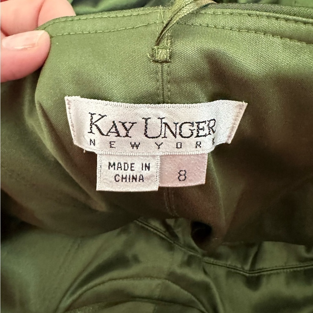 Kay Unger green dress - Picture 4 of 9